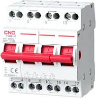 Модульный переключатель нагрузки CNC Electric YCBZ-40 4P 40A 1-0-2 240/415V~
