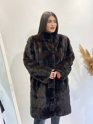 Норкова Шуба Махагон Стійка 100/135 Батал 0682ЕИШ, фото 3