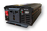 Інвертор автомобільний перетворювач напруги  Power Inverter 12-220 V 1500W + USB, фото 5