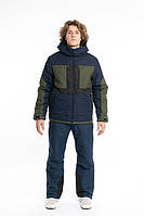 Куртка лижна чоловіча Just Play синій з хакі (B1352-army) — XL