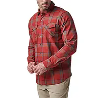 Рубашка тактическая 5.11 Tactical Gunner Plaid Long Sleeve Shirt Red Bourbon Plaid M