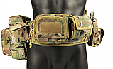 Комфортний військовий бойовий ремінь з кишенями YAKEDA MOLLE Heavy Duty Soft РПС One Size Камуфляж, фото 5