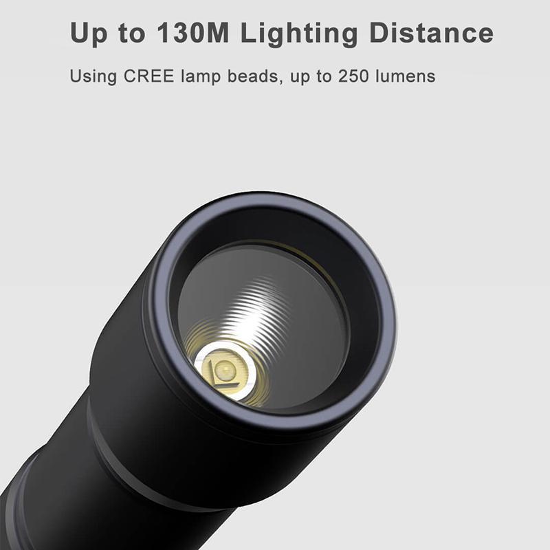 250lm Xiaomi BeeBest Portable Flashlight F1 LED 6W 130 метров