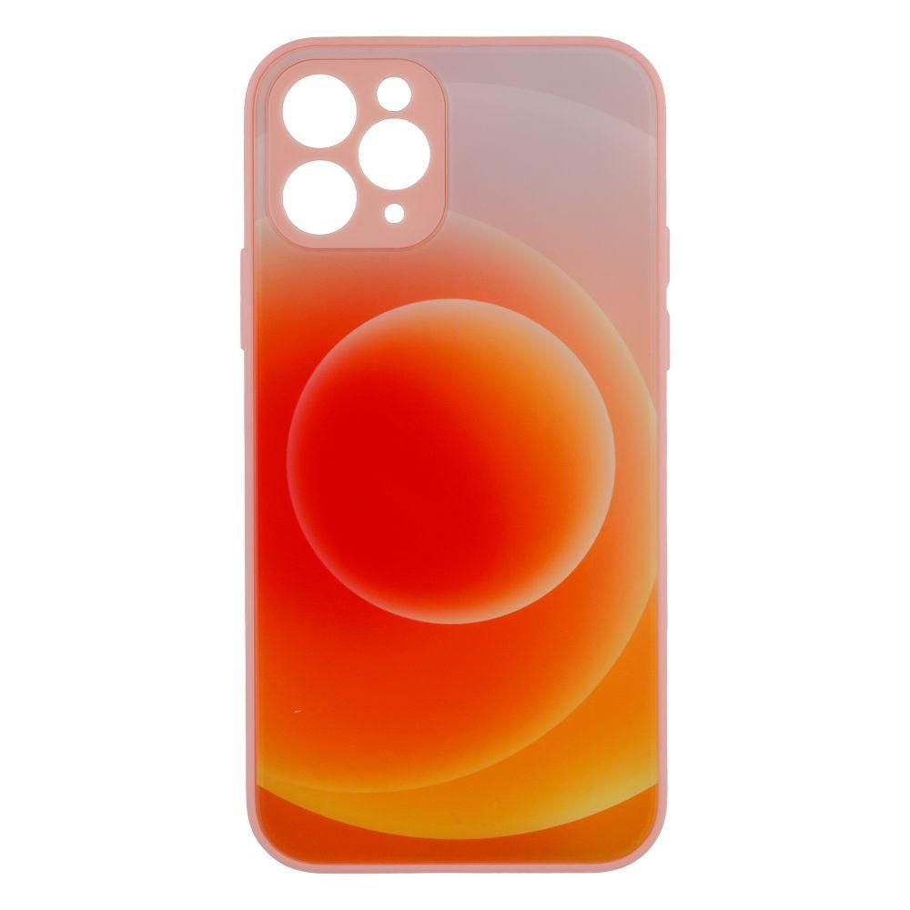 Накладка Epik Glass TPU Prism Circles для iPhone 11 Pro Yellow-Orange, фото 1