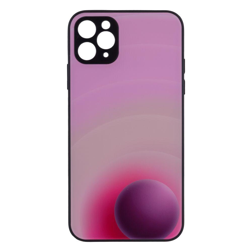 Накладка Epik Glass TPU Prism Circles для iPhone 11 Pro Max Pink-Purple