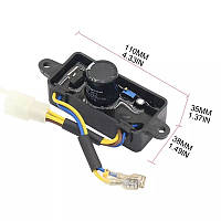 Регулятор напряжения avr для генератора 2-3кВт (модель 160,168,170f)