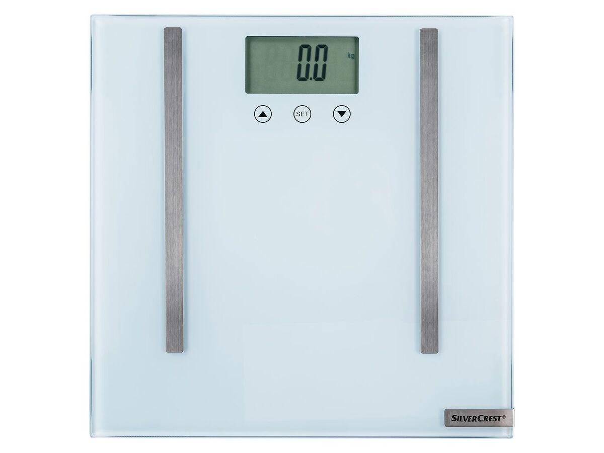 Діагностична електронна вага SilverCrest SPWD 180 G1 180 кг, скляні ваги, фото 1