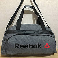 Темно-сірій Велика 21*28*52 спортивна повсякденна сумка Reebok ОПТ