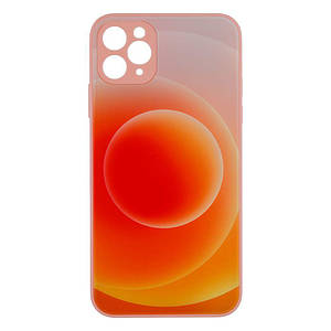 Накладка Epik Glass TPU Prism Circles для iPhone 11 Pro Max Yellow-Orange