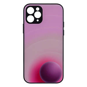 Накладка Epik Glass TPU Prism Circles для iPhone 11 Pro Pink-Purple