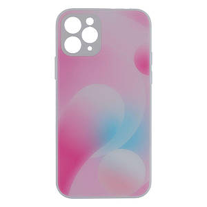 Накладка Epik Glass TPU Prism Circles для iPhone 11 Pro Sky-Pink