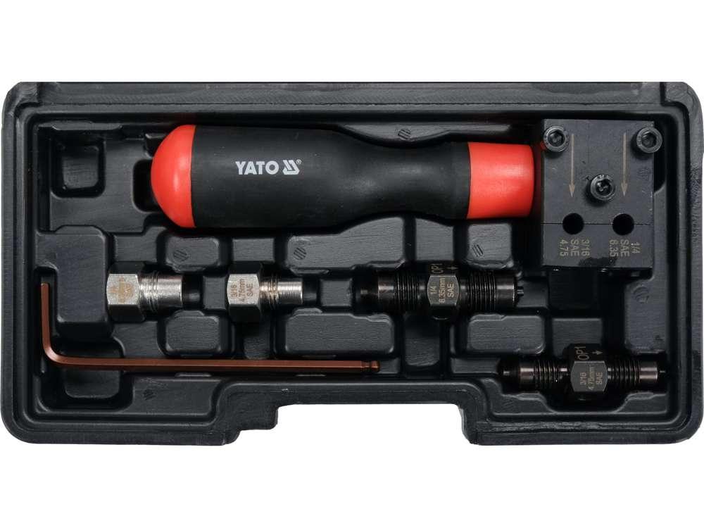 Прес ручний для вальцьовування гальмівних трубок 4.75/635 мм YATO 14 передм.