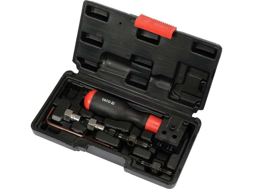 Пресс ручной для вальцовки тормозных трубок 4.75 / 6.35мм YATO 14