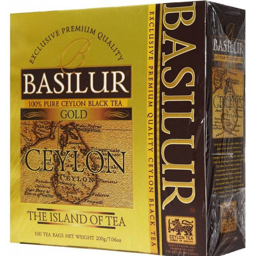 Купити Чай BASILUR Gold Золотий - Чайний Острів 100 х 2 г, ціна 253 грн ...