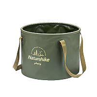 Ведро складное Naturehike Round bucket PVC 10 л NH20SJ040 army green