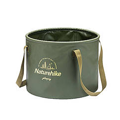 Відро складне Naturehike Round bucket PVC 10 л NH20SJ040 army green