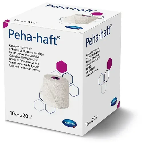 Бинт самофіксуючий Peha-haft (Пеха Хафт) 10см x 20м когезивний фіксуючий, Hartmann