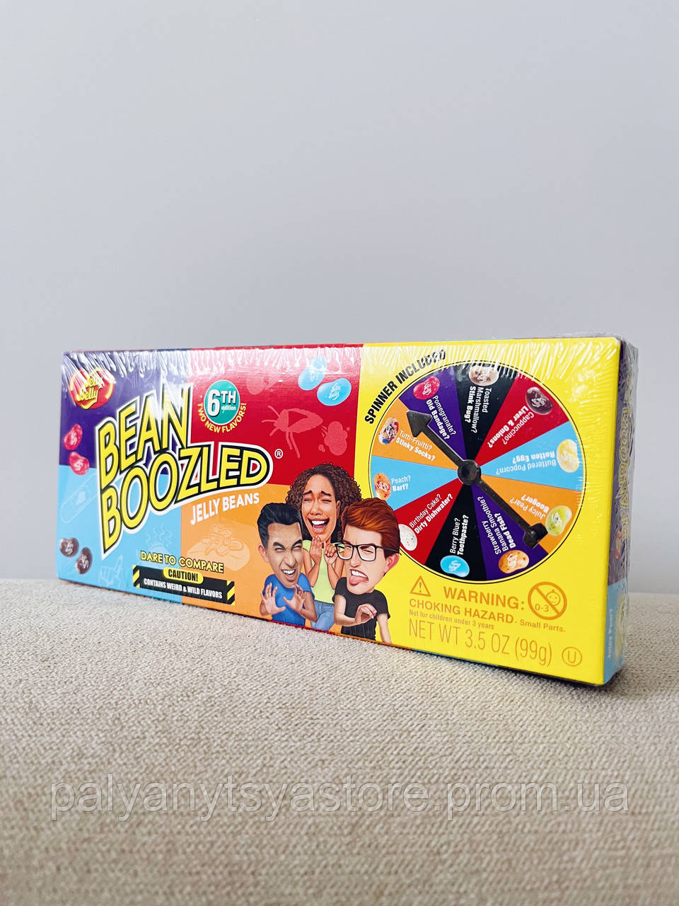 Купить Цукерки Bean Boozled Бін Бузлд з Рулеткою 99г Jelly Belly 6th