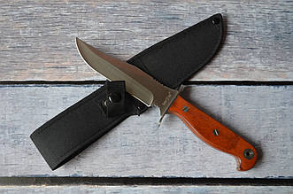 Ніж нескладний Фінка 6, мисливський ніж з нержавіючої сталі та суцільнометалевої конструкції