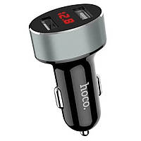 Автомобільне зарядне для телефону Hoco Z26 2USB 2.1A чорне S