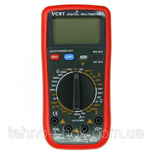 Тестер цифровий 61 UT/VC мультиметр