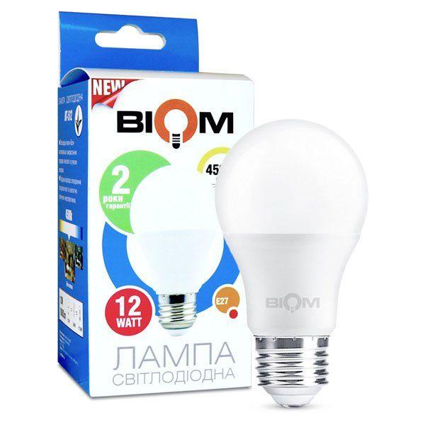 Лампа A60 12W E27 4500K BIOM