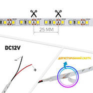 Світлодіодна стрічка OEM ST-12-2835-120-WW-20-V2 915Lm/m тепла біла, негерметична, 1м, фото 6