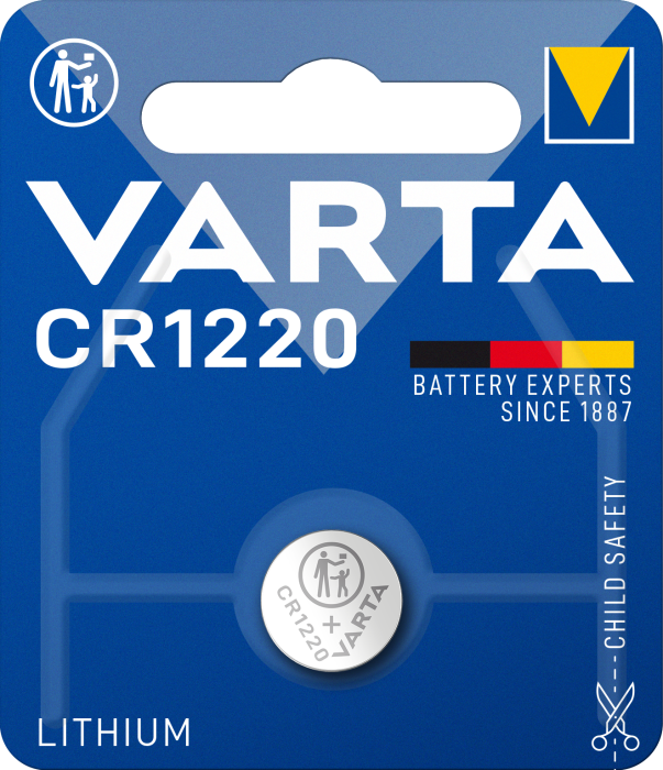Батарейка VARTA CR 1220 BLI 1 LITHIUM