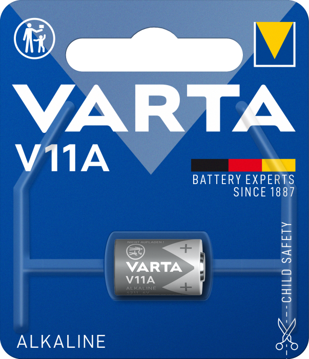 Батарейка VARTA V 11 GA BLI 1 ALKALINE, фото 1