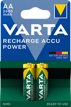 Акумулятор VARTA ACCU AA 2600mAh BLI 2 (READY 2 USE)