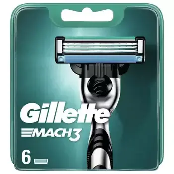 Змінні касети Gillette Mach 3 6 шт