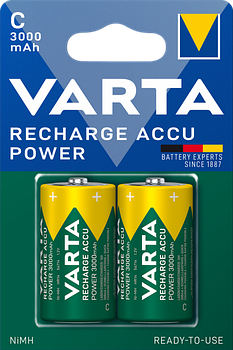 Акумулятор VARTA ACCU C 3000mAh BLI 2 (READY 2 USE)