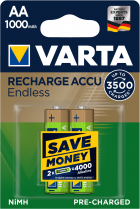 Акумулятор VARTA Accu Endless AA 3500 Cycles 1000mAh Blister 2