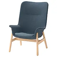 Кресло ИКЕА ВЕДБО с высокой спинкой (005.522.23)