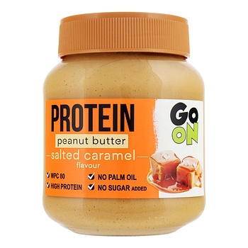 Арахісова паста з протеїном "Солона карамель", GO ON Nutrition, 350 г