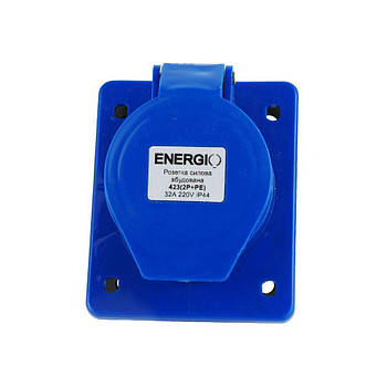 Розетка силова вбудована ENERGIO 423 (2P+PE) 32A 220В IP44