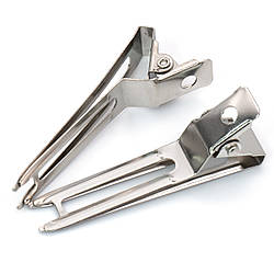 Основа для шпильки подвійна Жабка 48х9 мм Платина 10 шт.