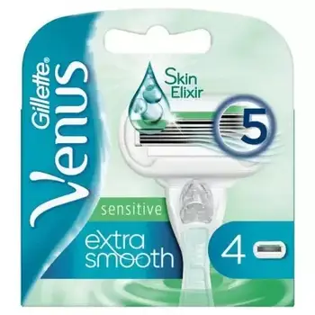 Змінні касети Gillette Venus Sensitive Extra Smooth Жіночі (4 шт)