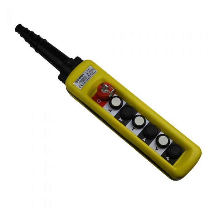 Пост тельферний ENERGIO XAC-A6913К 6 кнопок/СТОП з ключем IP65