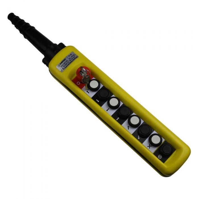 Пост тельферний ENERGIO XAC-A8713К 8 кнопок/СТОП з ключем IP65