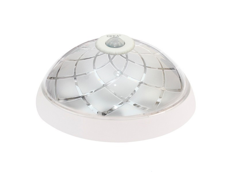 Світильник настінний ERKA 12W прозорий, IP20 з датчиком руху, фото 1