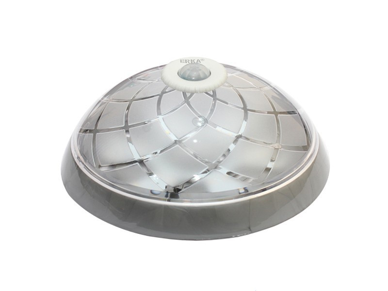 Світильник настінний ERKA 12W прозорий, IP20 з датчиком руху, фото 1