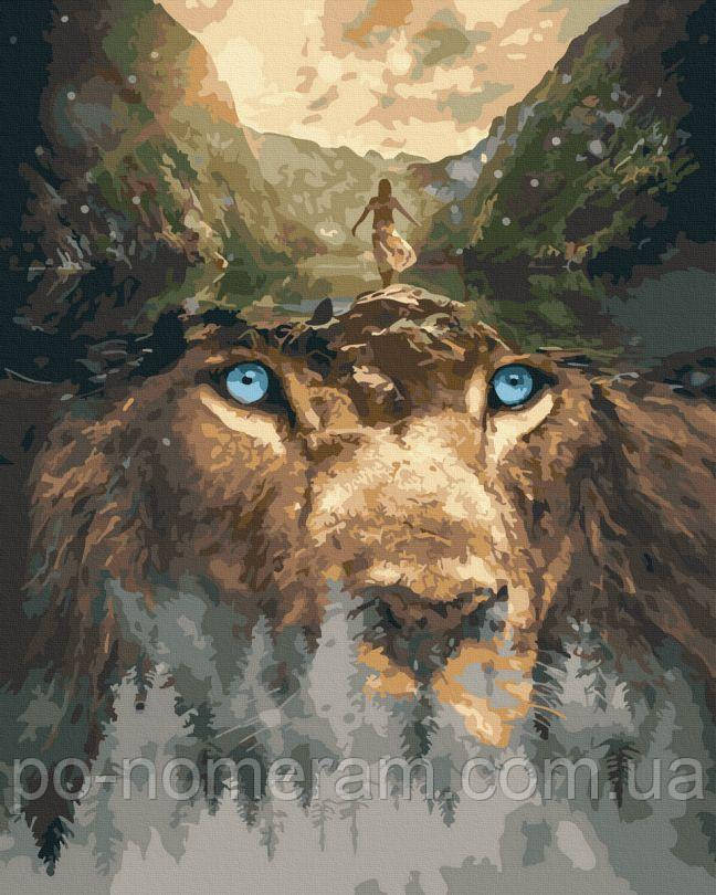 Картина за номерами Тотем лева (BK-GX44786) 40 х 50 см