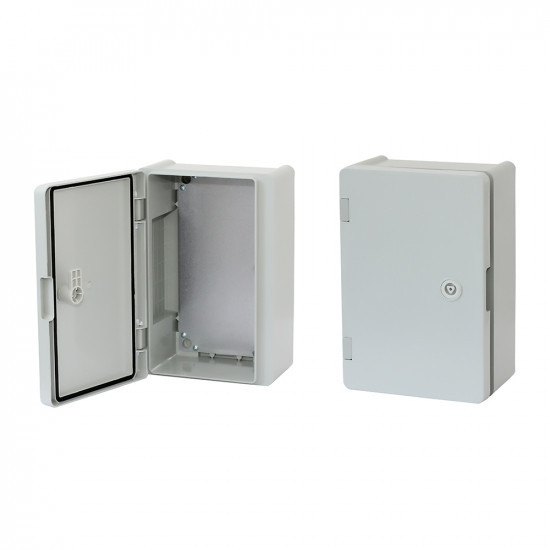 Щит ERKA 022, 200x300x120 з монтажною панеллю, опалові двері IP 65