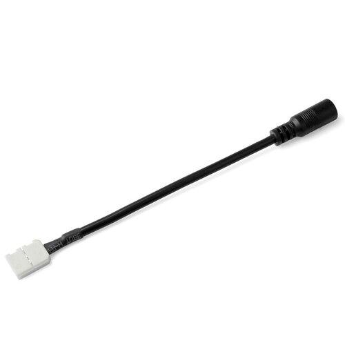 Конектор для світлодіодних стрічок OEM No14 10 мм затискач — mini Jack "мама" через дріт, 15 см
