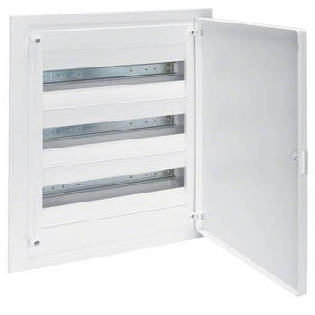 Щит у/у з білими дверцятами, 54 мод. (3х18), GOLF