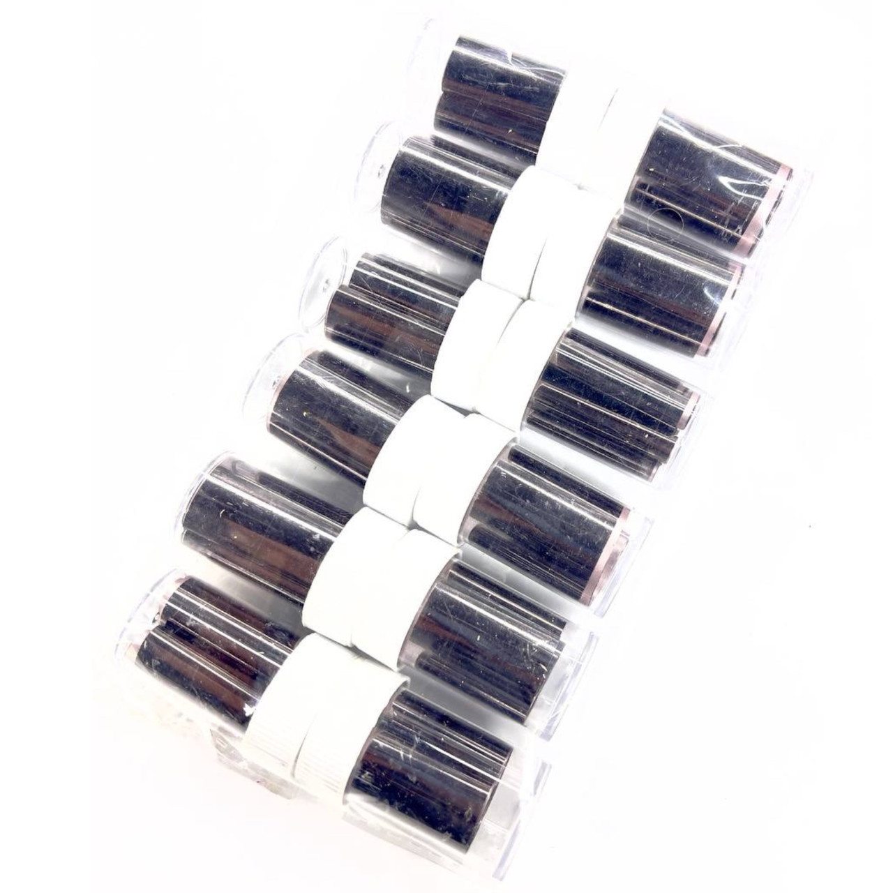 Перекладна фольга №1 у рулоні (1 шт. у баночці) для дизайну нігтів, фото 1