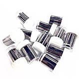 Перекладна фольга №1 у рулоні (1 шт. у баночці) для дизайну нігтів, фото 2