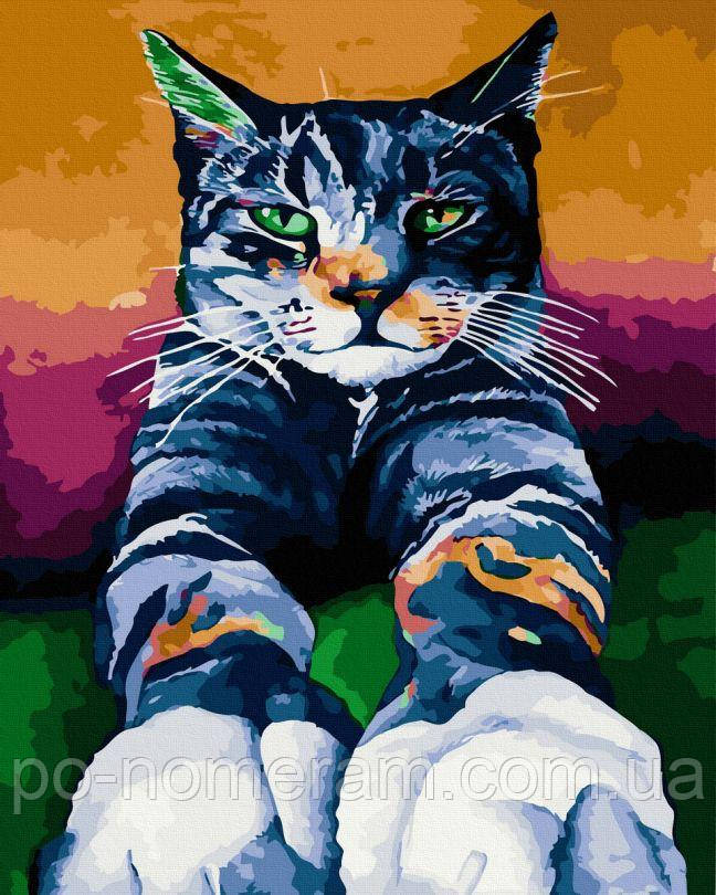 Акційна Картина за номерами Смугастий улюбленець (BK-GX44849) 40 х 50 см, фото 1