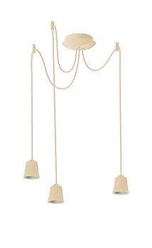 ERKA підвіс для підвісного світильника 3х60W, Е27 слонова кістка 2м